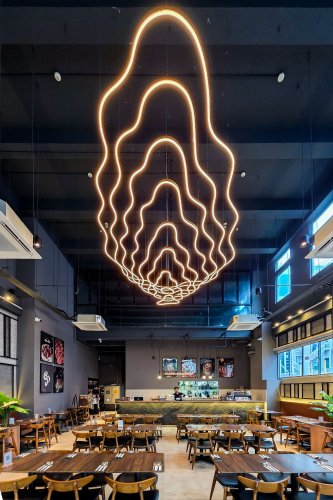 Interior Design of Chiko Pollo by Lola Faye, completed by 3+i Design Studio